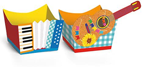 Forminha Para Doces Composê Festa Junina Instrumentos com 24 Un - Cromus 28610575