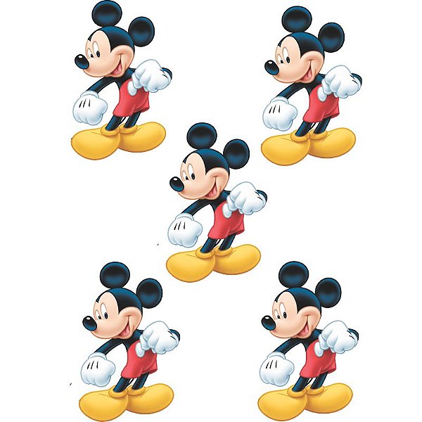 Micro Personagem Decorativo Mickey com 5 un Ref 09008 - Piffer