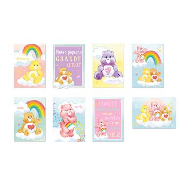 Cartaz Decorativo Ursinhos Carinhosos com 8 Un - Cromus 23012308