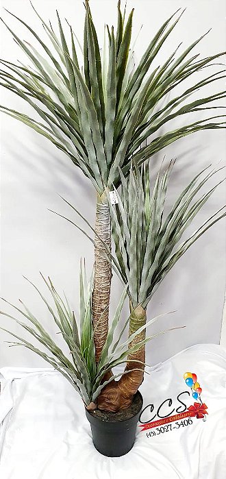 Planta Artificial Dracena 1,38cm 3 Hastes - Real Toque - Grillo