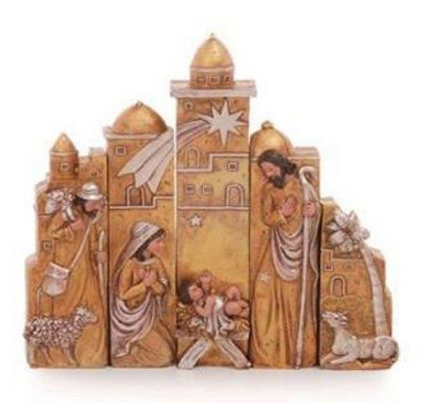 Presépio Mosaico Dourado - Cromus 1010361