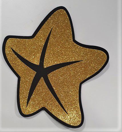 Painel Mini Estrela do Mar Decoração de Festa Sereia - Grintoy