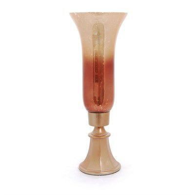 Vaso Garrafa Volcano de Vidro Ouro Tam M - Cromus 1519666