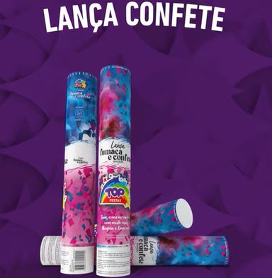 Lança Confete e Fumaça para Chá Revelação Azul 30cm - Top