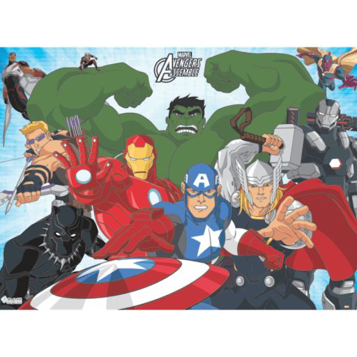Painel Decorativo de T.N.T Festa Vingadores 1,40x1,03mts com 01 un - Ref 331100 Piffer