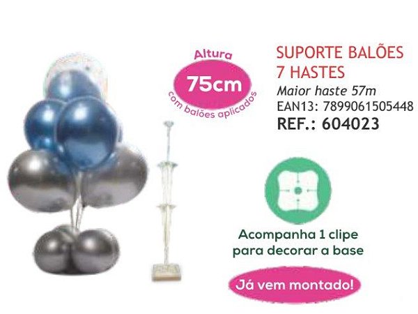 Suporte Simulador Para Balões com 7 Hastes - Ref 604023 Piffer