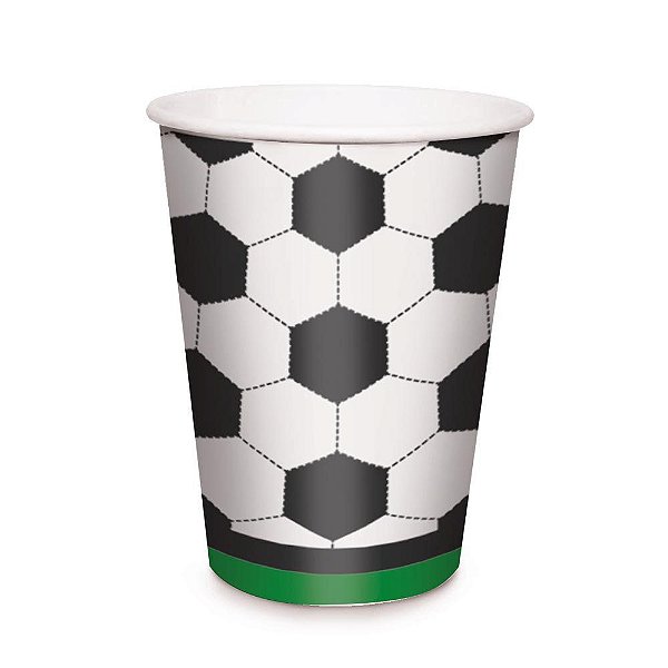 Copo de Papel 240ML Festa Futebol com 8 Unidades - Cromus 23410047