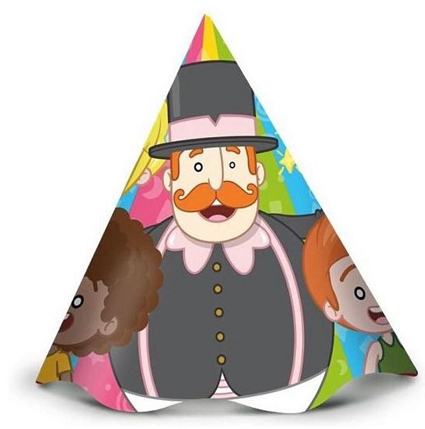 Chapéu de Aniversário Mundo Bita 2 com 8 unidades - REGINA