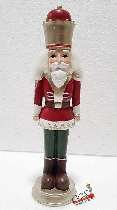 Enfeite Soldado de Chumbo em Resina Natal - Coleção Classiques - Ref 1209271 Cromus