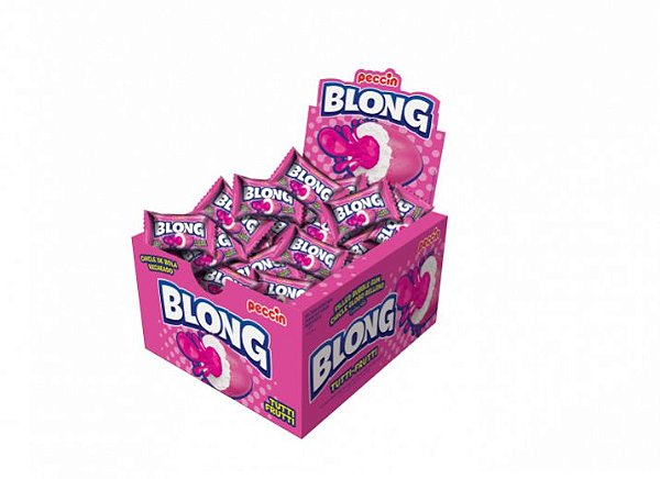 Chicle Blong Tutti Frutti Caixa 200 Gramas - Peccin