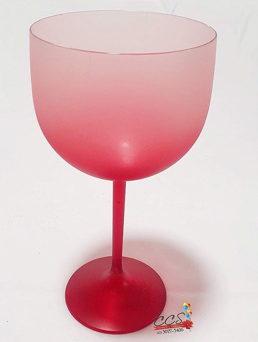 Taça de Gin Shelby 500Ml Degrade Vermelho - Ref 01175557 Neoplas