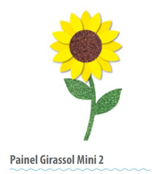 Mini Painel Decorativo Girassol - Festa Girassol - Ref GS0302 Grintoy
