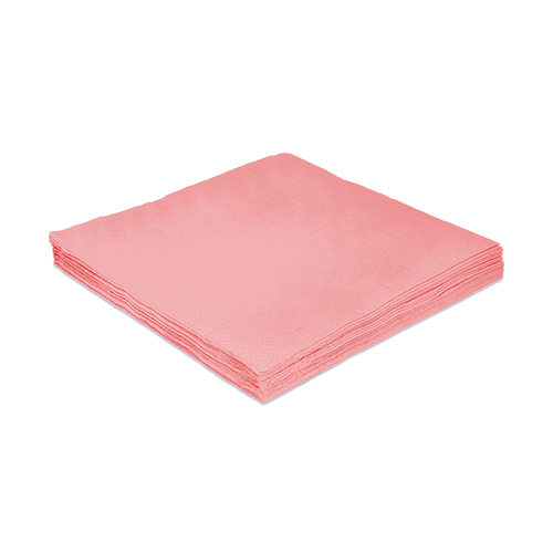 Guardanapo de Papel 25x25 Liso Rosa Bebe com 20Un - Silver Plastic