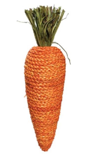 Meia Cenoura Decorativa Laranja com Acabamento Trançado 58cm - Ref 1820033 Páscoa Cromus
