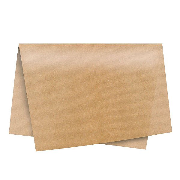 Papel de Seda Liso Kraft 49x69cm com 3 Folhas - Ref 235036 Cromus