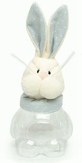 Pote Coelho Poá Verde 20x9x8cm com 1 Unidade - Ref 1827264 Páscoa Cromus