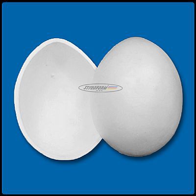 Ovo Gigante Bipartido de Isopor 80cm Cru - Styroform