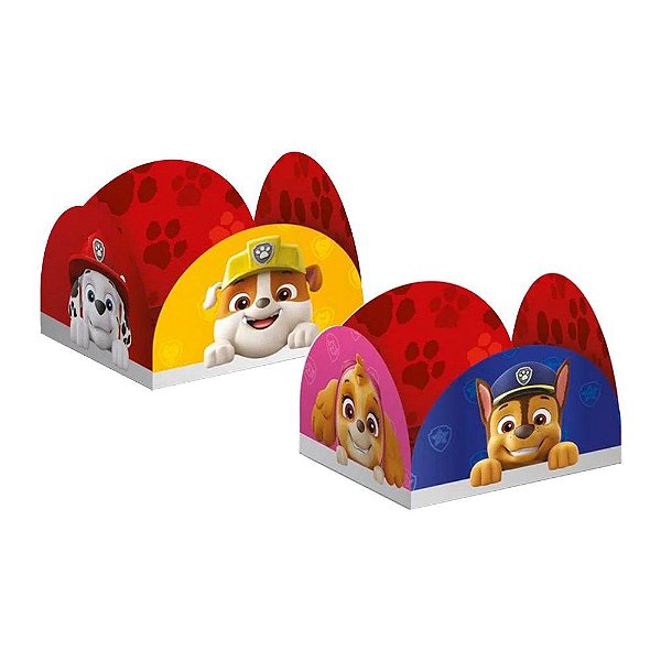 Porta Forminha Para Docinhos Festa Patrulha Canina com 50 Un - Ref 115739.6 Regina