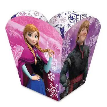 Cachepot de Papel Decorado Festa Frozen com 8 Unidades - Ref 101950.3 Regina