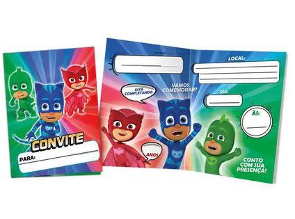 Kit Festa Fácil Decoração Pj Masks