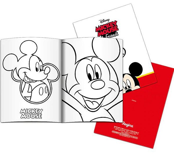 LIVRINHO PARA COLORIR - MICKEY – dikasbrindes