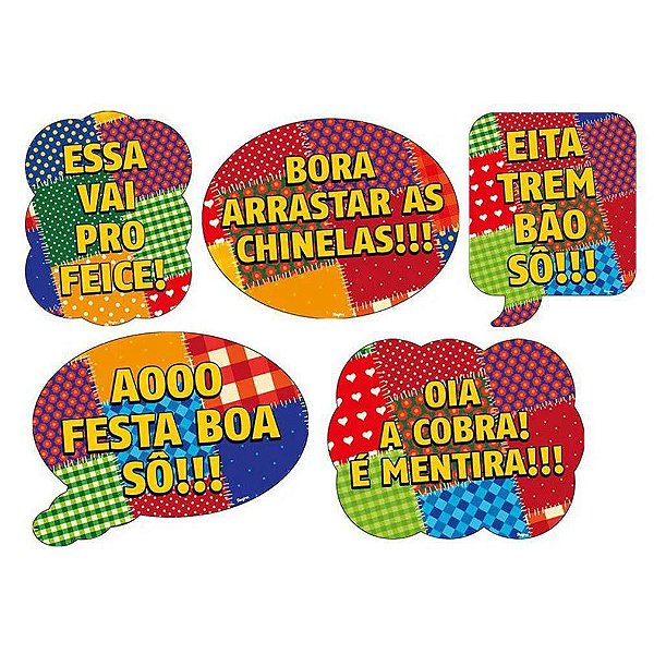 Kit Placas Divertidas Para Fotos Festa Junina - Ref 109594.3 Regina