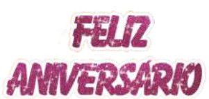 Painel Faixa Feliz Aniversário Glitter Rosa 76x16cm - Ref 113008 Piffer