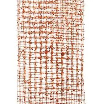 Tela Decorativa Laranja com Cobre 13x200cm - Telas e Tecidos - Ref 1316568 Cromus