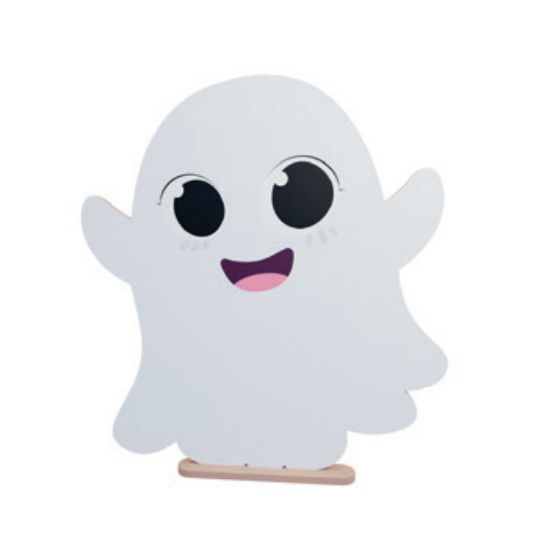 Enfeite de Mesa de MDF Fantasminha Halloween - Grintoy