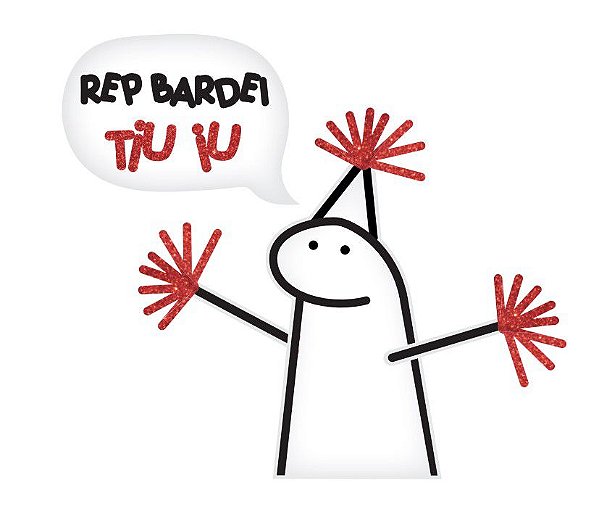 Painel Decorativo de MDF Rep Bardei Tiu Iu Flork - Grintoy