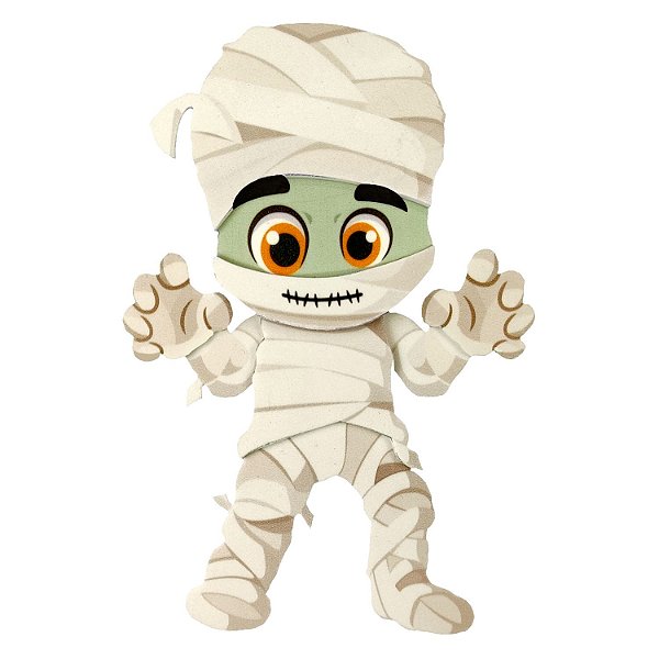 Painel Decorativo de E.V.A Mumia Cute - Halloween - Ref 205169 Piffer