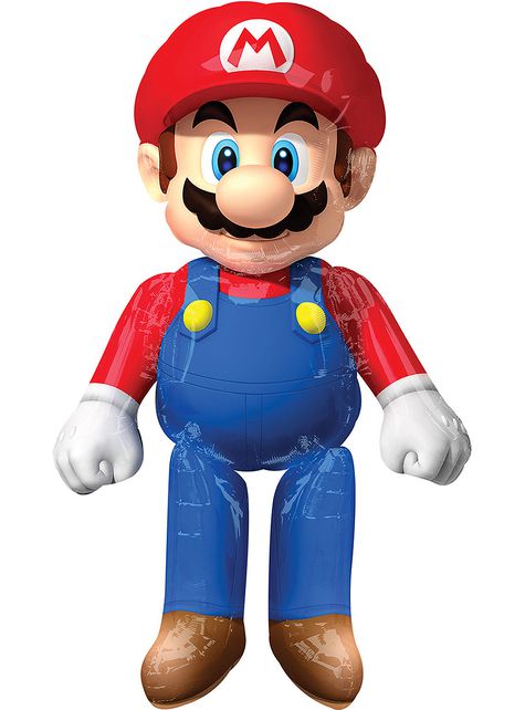 Balão Metalizado Foil Super Mario Bros 3D 152cm 60 Polegadas - Ref 39002400 Sempertex