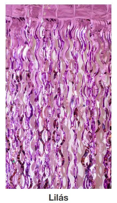 Cortina Decorativa Espiral 2x1mts Lilás - CCS Decorações