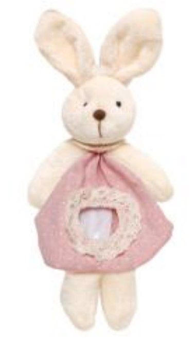 Bolsinha Coelho Poá Rosa com Visor na Barriga 23x10x5cm - Ref 1827280R Cromus