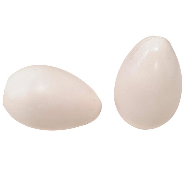 Casquinha De Ovo Páscoa Ovinhos De Páscoa Plástico Kit C/ 30 un Branca
