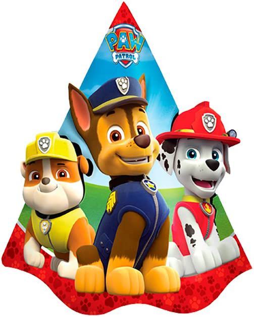 Chapéu Aniversário Patrulha Canina 08 un REF 106295.6 REGINA
