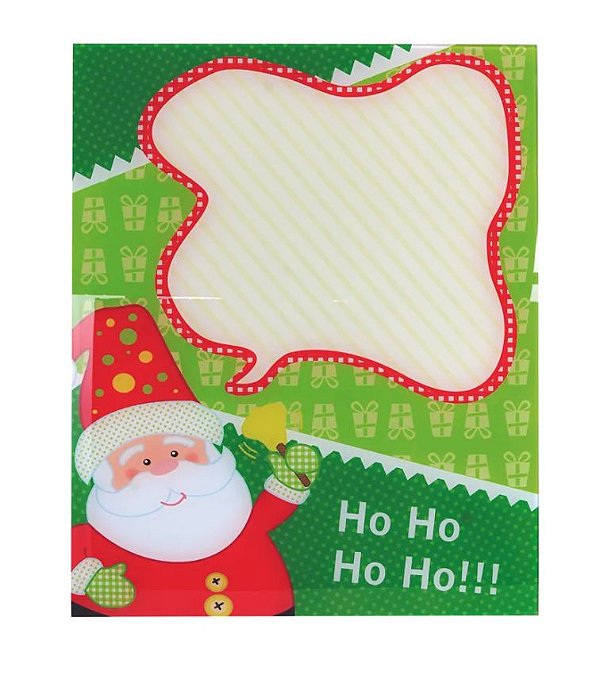 Quadro de Recados Noel Hohoho de Vidro 50x40cm - Ref 1551524 Cromus