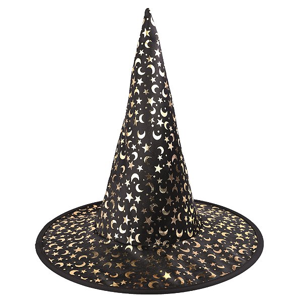 Chapéu de Bruxa Preto Feitiço - Ref 29004092 Cromus