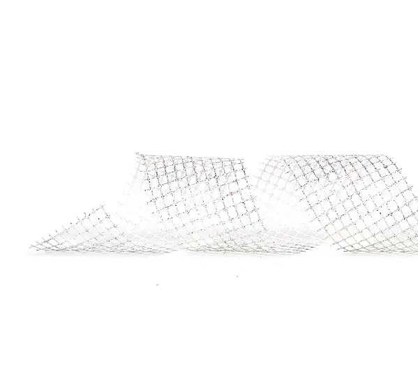 Fita de Natal Tela Prata 6,3CMx9,14M - Ref 1014302 - Cromus