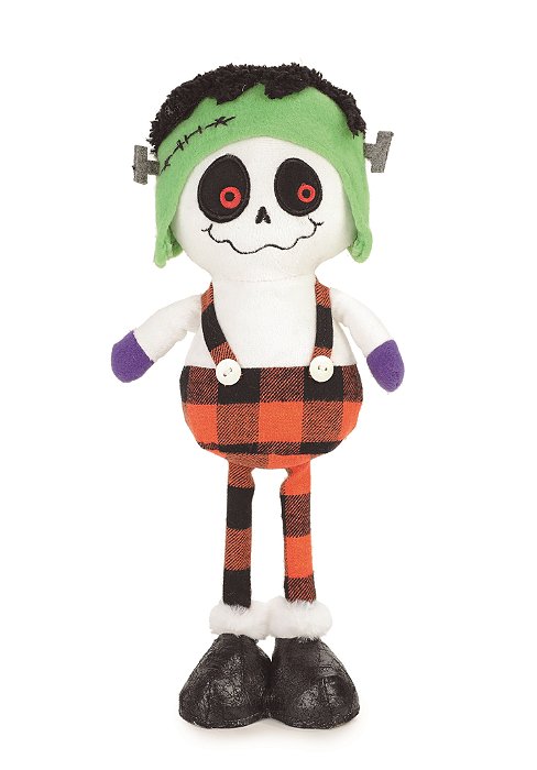 Boneco Monstrinho Divertido Frank de Halloween 5x9x40cm - Halloween - Ref 29003621 Cromus