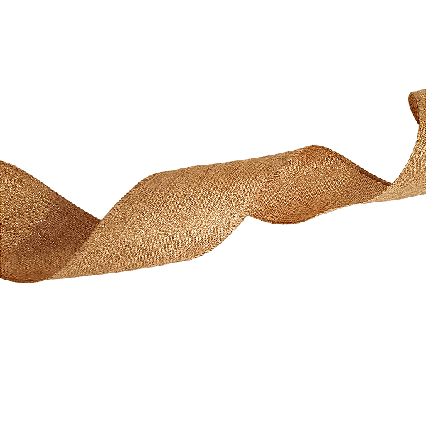 Fita Aramada de Natal Champanhe 6,3x914cm - Ref 1026398 Cromus