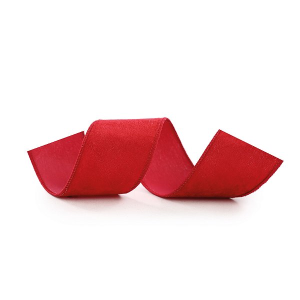 Fita Aramada de Veludo Vermelho 6,3x914cm - Ref 1030724 Cromus