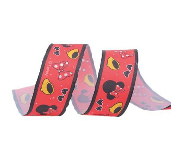 Fita Aramada Minnie 3,8x1000cm - Ref 1020275 Natal Disney Cromus