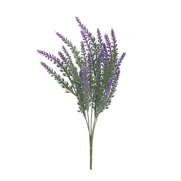 Buque de Lavanda Decorativa Roxa 34cm - Flores Permanentes - Ref 1037630 Cromus