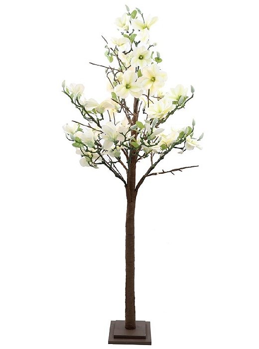 Árvore Magnólia de Flores com Led 150cm - Ref 1054882 - Fleur Cromus