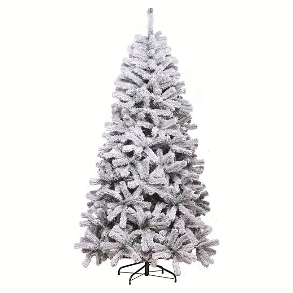 Árvore de Natal Pinheiro Nevado 180cm com 575 Hastes - Lille Ref 1017627 Cromus