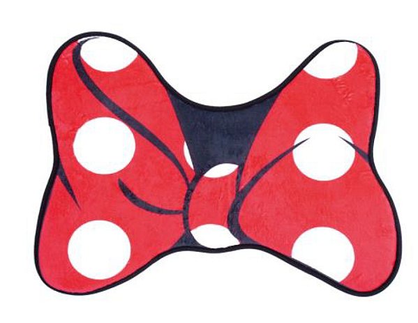 Tapete Antiderrapante Laço Minnie Vermelho 60x50cm - Ref 1107984 Cromus