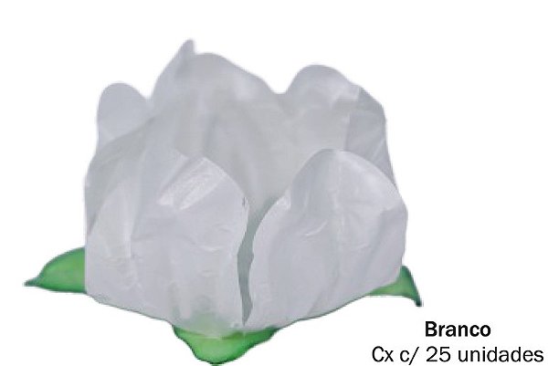 Forminha Para Doces Formato Flor Stylo Branca 25 Un - Decora Doces