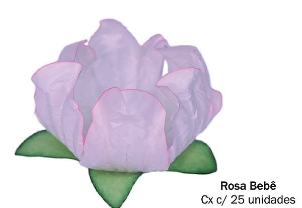 Forminha Para Doces Formato Flor Stylo Rosa Bebe 25 Un - Decora Doces