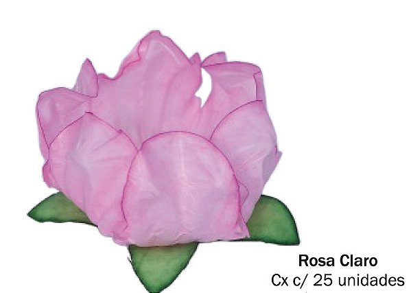 Forminha Para Doces Formato Flor Stylo Rosa Claro 25 Un - Decora Doces